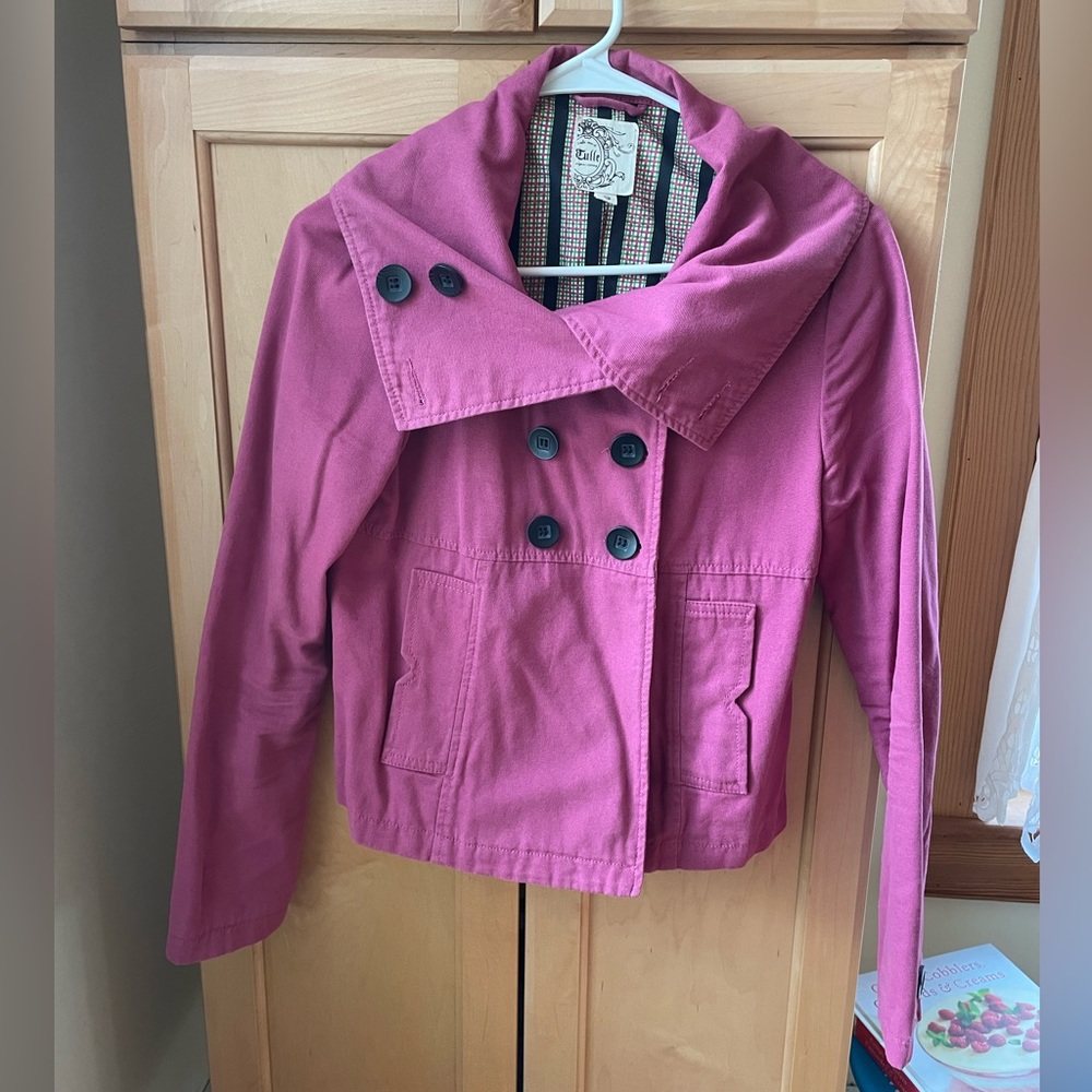 GUC, Tulle Rose Pink Spring Jacket, Size S